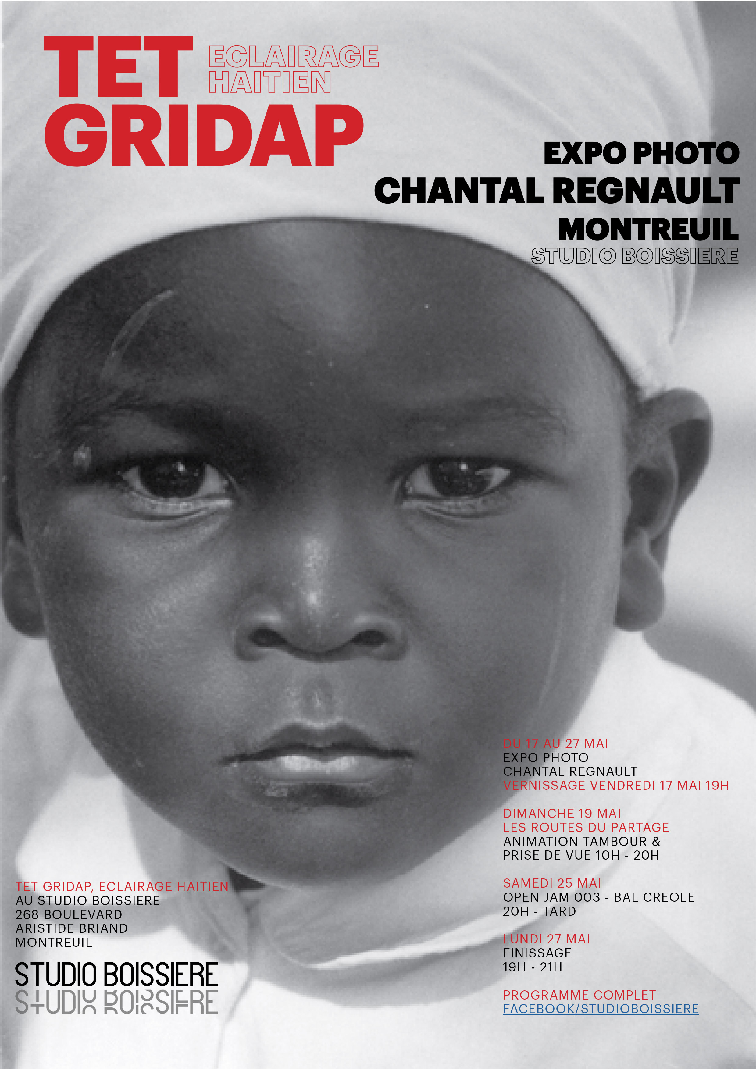 ‘Tet Gridap’ éclairage Haïtien, expo photo par Chantal Regnault